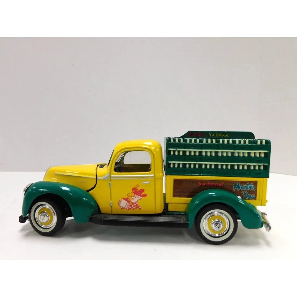 Mountain Dew Ya-hooo! Diecast Ford  Truck Yellow Green Soda Collectible DW90